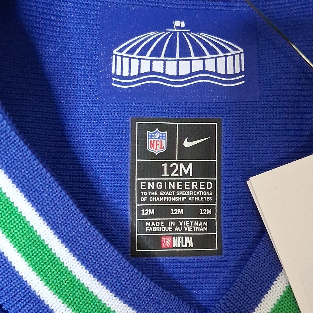 Nike Kids Seattle Seahawks #14 Metcalf Football Jersey - Picture 3 of 4